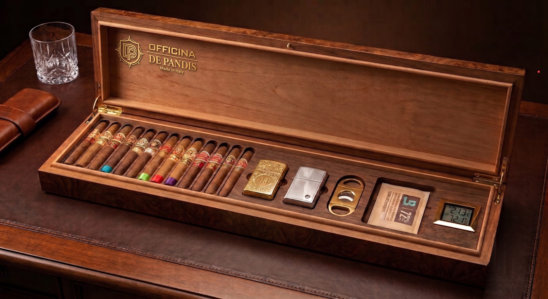 Opera — humidor firmato Officina De Pandis